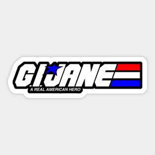 G.I. JANE Sticker